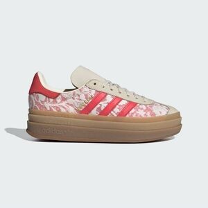 Adidas Women's Pink and Cream Lace Sneakers New Without Tags